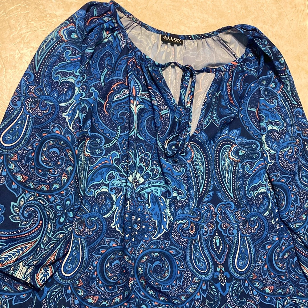Paisley print blouse